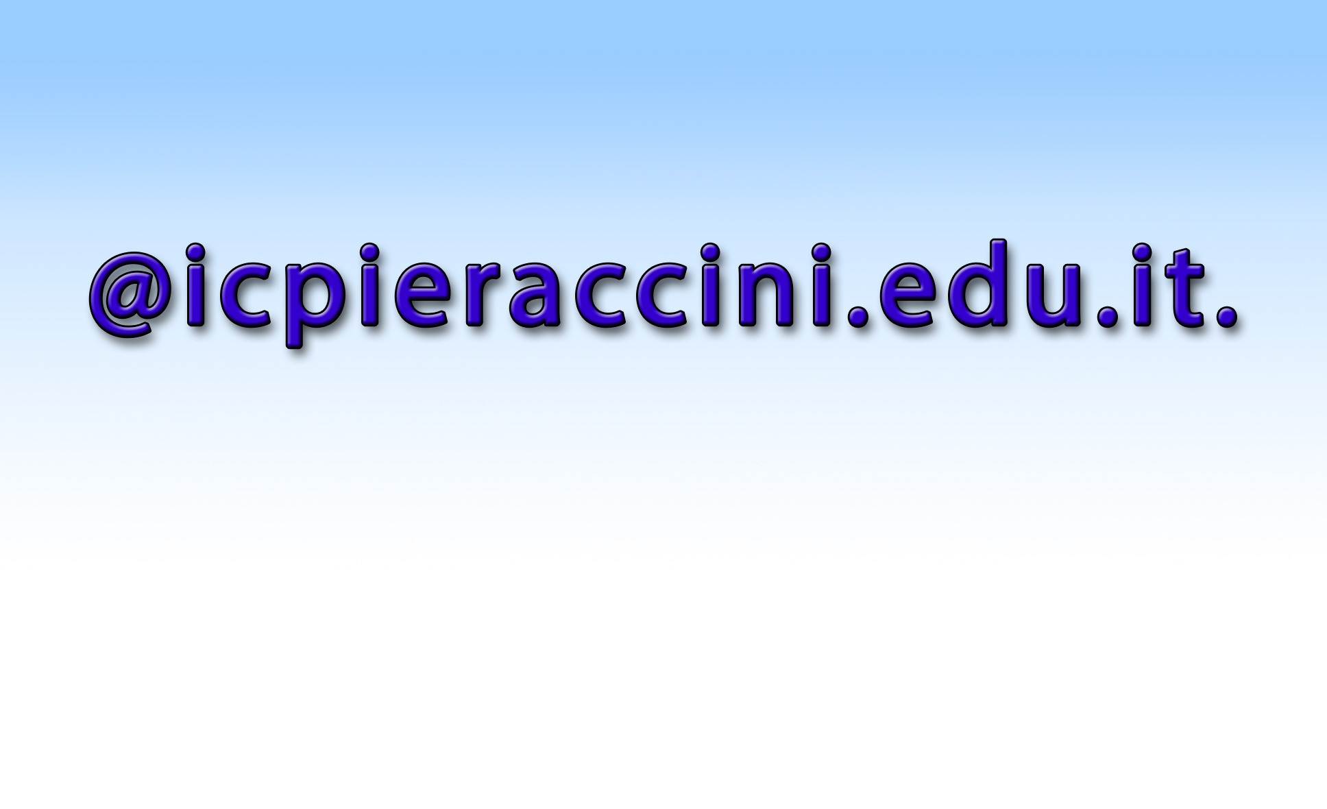 249 – Sospensione account @icpieraccini.edu.it